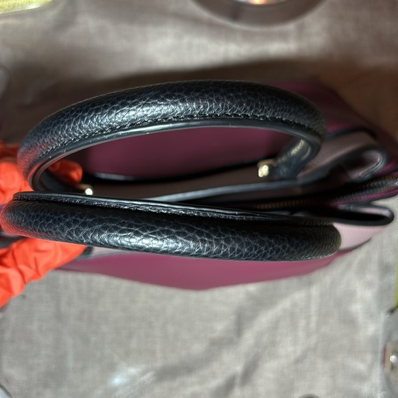 🔥SALE Nanette Lepore Lancaster Triple Section Satchel with bonus card case - Picture 8 of 11